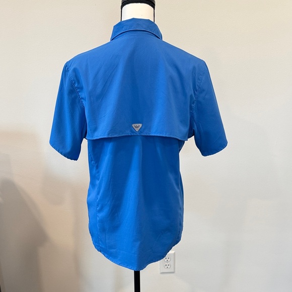 Columbia Women's PFG Tamiami II Shirt in Vivid Blue Size Large - Picture 6 of 10